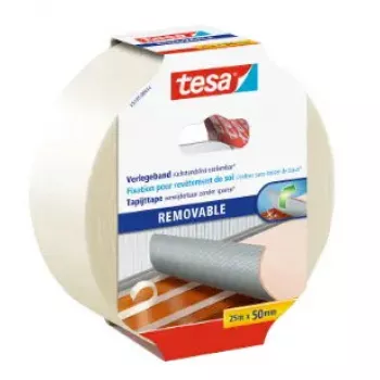 Duct tape Tesa 55735-00014-11, polypropylene (PP) white, 25 m × 50 mm, for indoor marking