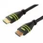 Câble HDMI haute vitesse Techly 1 m avec Ethernet A/A M/M noir ICOC HDMI-4-010