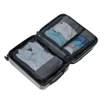 TROIKA Black Packing Cubes Compression Bag Set, BBL56/BK