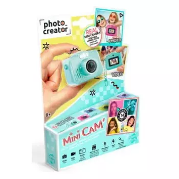 Instant print camera Canal Toys Photo Creator CLK 058 — Turquoise, MicroSD, 0.96 inch LCD