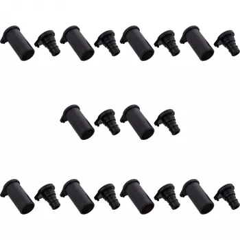 InLine 94030 caches anti-poussière pour connecteurs photovoltaïques solaires, lot de 10