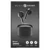 Cellularline SWAG BTMSTWSSWAGK casque Bluetooth, noir