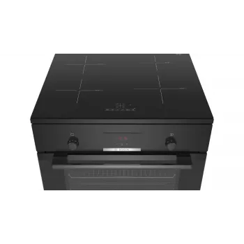 Bosch Serie 4 HLN39A060U cooker Freestanding cooker Electric Zone induction hob Black