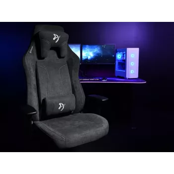 Gaming Chair Arozzi Vernazza XL Softfabric Dark Grey Ergonomic Design