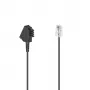 Hama 00201111 câble téléphonique 0,5 m noir