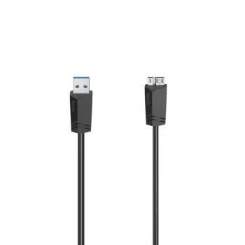 Câble USB Hama 0,75 m Micro-USB A USB A noir 5 Gbit/s