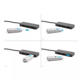 Port blocker DeLOCK 20951 10 Port Blocker DisplayPort female blue