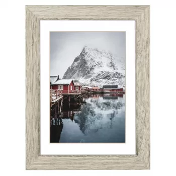 Cadre photo individuel Hama Oslo gris, pin