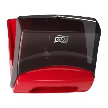 Tork 654008 Paper Towel Dispenser, Sheet Towel, Red