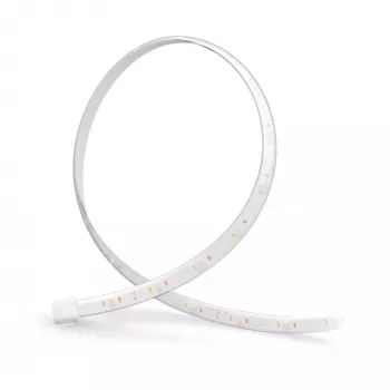 Philips Hue Flux strip light extension 5 m, Smart strip light, Bluetooth/Zigbee, White, Silicone, Multi, 48 W