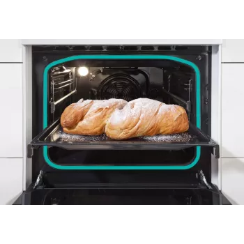 Gorenje GECS6C70XC cooker Freestanding cooker Electric Coil hob Stainless steel