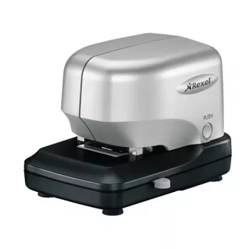 Agrafeuse électrique à cartouche Rexel Stella30 argent/noir, 30 feuilles, 5000 agrafes, noir, argent, 215 mm, 196 mm, 138 mm