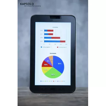 Kapsolo screen protector for iPad Mini 6 — antimicrobial, 2H hardness, 86% light transmission, fits max 20.1 cm (7.9 inch) display