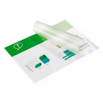 GBC Pochette de plastification A4 125 microns, brillante, transparente, A4, 216 mm, 303 mm, 22 g