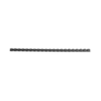 Reliures CombBind GBC 14 mm A4 21R, noires, 125 feuilles, polychlorure de vinyle (PVC), A4, 1,4 cm, 590 g