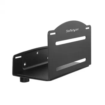 StarTech.com Support CPU - fixation murale d'ordinateur réglable, support CPU mural, universel, 10 kg, noir, acier, vertical