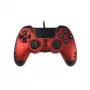 Lexip x Steelplay Slim Pack manette filaire, rouge rubis (PC/PS4)