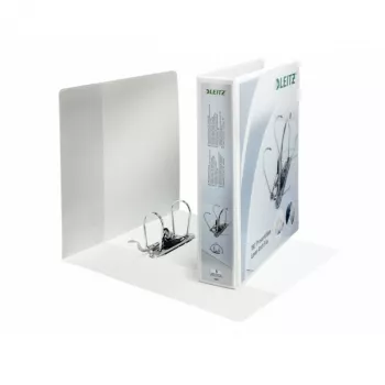 Classeur à levier Leitz Panorama 180° FSC® PP A4+/75 mm, A4, plastique, blanc, 500 feuilles, 6 cm, 8 cm