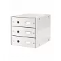 Meuble à tiroirs Leitz Click & Store WOW (3 tiroirs), blanc, carton, 286 mm, 282 mm, 330 x 251 x 59 mm, 2,21 kg