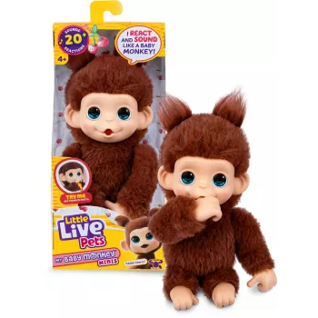 Moose Toys Little Live Pets My Baby Monkey 'Chikki Cherry', Boy/Girl, 2 yr(s), Sounding
