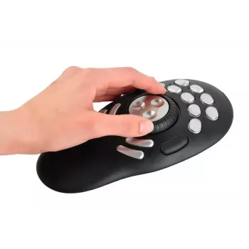 Multimedia Controller Contour PRO v2 — USB, Silver/Black, 43×77.5×11.5 mm