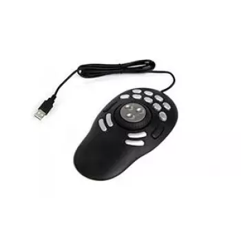 Multimedia Controller Contour PRO v2 — USB, Silver/Black, 43×77.5×11.5 mm