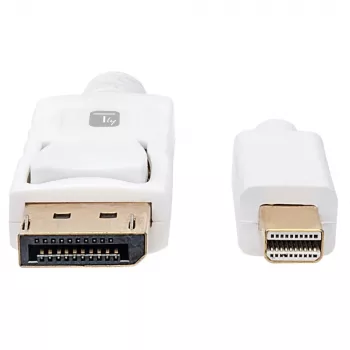 Câble DisplayPort Techly ICOC MDP-030T4K Mini DisplayPort 3 m blanc