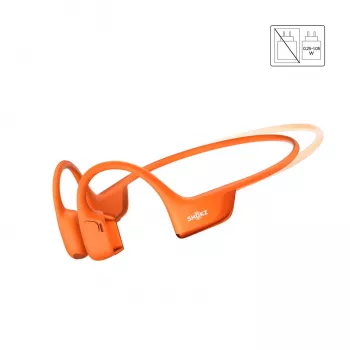 SHOKZ OpenRun Pro 2 Mini casque sans fil contour d'oreille sport Bluetooth orange