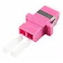 Coupleur LC Duplex OM4 monobloc EFB-Elektronik, violet bruyère, manchon céramique, SC Simplex, fabricant : EFB Elektronik (53334.1)