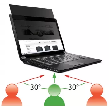Filtre de confidentialité Mobilis pour ordinateur portable - 39,6 cm grand écran (15,6 grand écran)