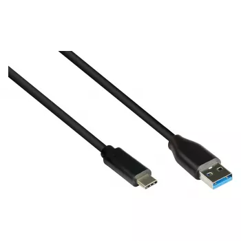 Good Connections 2831-AC010S - 1 m - USB A - USB C - USB 3.2 Gen 2 (3.1 Gen 2) - 10000 Mbit/s - noir