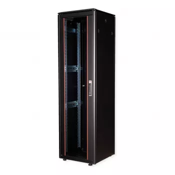 ROLINE Pro - Armoire armoire réseau - avec porte vitrée 600 x 600 mm (L x P)