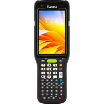 ZEBRA MC34, LAN, WIFI 6E, STRAIGHT, BT, NFC, écran 4,0 pouces, VIBRATOR, GMS, SE4770 IMAGER, 5MP FFC, 13MP RFC, 6 Go RAM/128 Go UFS, 47 touches, batterie standard 7000 mAh, ROW (MC3401-0S1P64SS-A6)