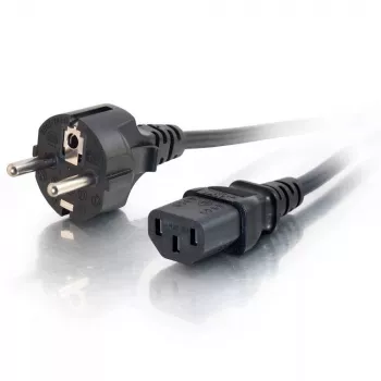 C2G Power Cable 5m Black CEE7/7 C13 Coupler 88546