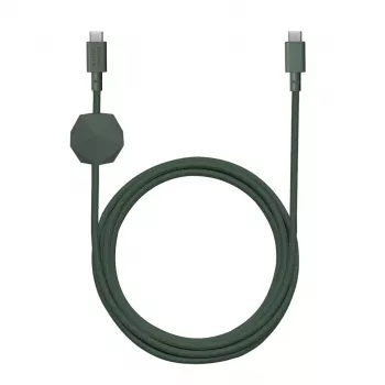 Câble Native Union Anchor 240W USB-C vers USB-C, 3 m, Slate Green