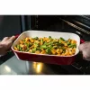Ensemble de cuisson rectangulaire en céramique ZWILLING Staub 3 pièces, rouge, max. 300 °C