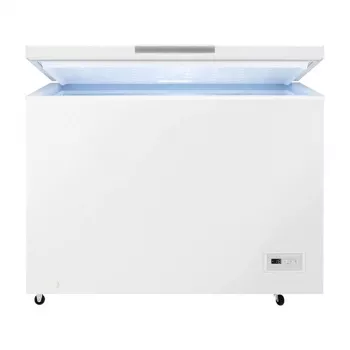 Congélateur coffre AEG AHB531D1LW – pose libre, capacité 308 L, 4 étoiles, pouvoir de congélation 21 kg/24h, classe énergétique D, blanc