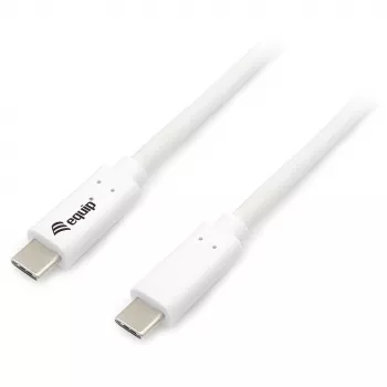 Câble EQUIP USB 3.2 Gen 1 Type-C vers Type-C 0,5 m PD 60 W 5 Gbit/s blanc