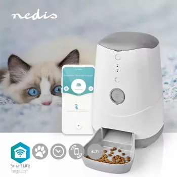 Nedis WIFIPET10CWT pet food dispenser 3.7 L Wi-Fi