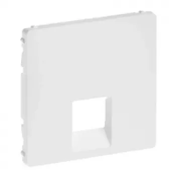 Legrand Valena Life RJ11/RJ45 1-Gang Cover Plate, Ultra White