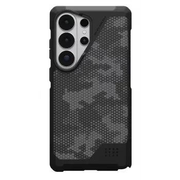 UAG Metropolis LT Magnet - Coque avec module magnétique intégré pour Samsung Galaxy S26 Ultra (micro hex camo graphite)