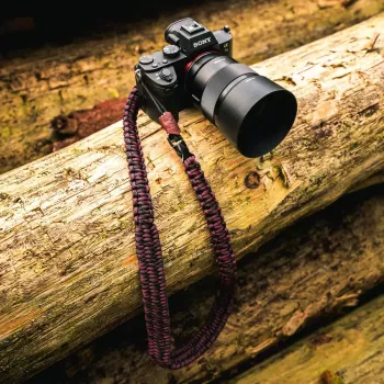 C-ROPE Traveler Paracord Camera Strap, 100 cm, Dark Coffee