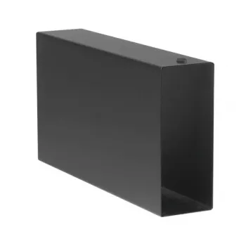 External graphics card enclosure Sonnet DM-ENC-1M-D — Aluminium housing, Black, 88×424×228 mm