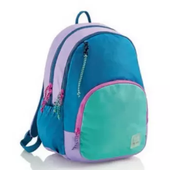 Miquelrius Triple Oslo Recycled Backpack, 27 L, 3 Compartments, Purple