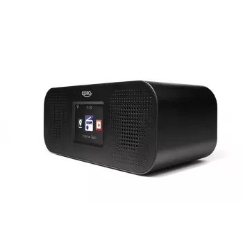 Xoro SAT100375 alarm clock with radio, Bluetooth, colour display, stereo speakers