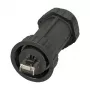 EFB Elektronik IP68FST6AB - presse-étoupe pour connecteur RJ45 à montage sur site, 6,5 - 9,0 mm