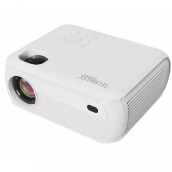 Technaxx TX-332 projecteur multimédia 1080p avec Netflix, LED, 200 lumens ANSI, blanc