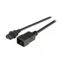 EFB-Elektronik rallonge d'alimentation IEC C20 1 80° - C13 1 80°, noir, 1,8 m, 3 x 1,00 mm² Fabricant : EFB Elektronik (EK531.1,8V2)