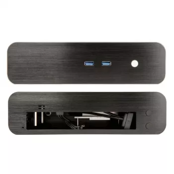 Boîtier Thin-Mini-ITX sans ventilateur Akasa Euler S, OEM – noir