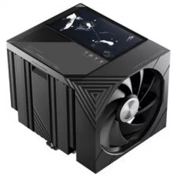 TRYX TURRIS T620 CPU Air Cooler, Dual-Tower, with 5-Inch Display - 120mm, Black